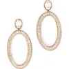 Deepa Gurnani Eaton Crystal Embellished Drop Earrings In Gold
