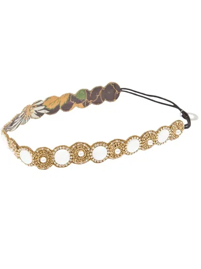 Deepa Gurnani Embellished Headband In Neutral