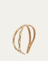 Deepa Gurnani Kadence Headband Gold In Gold