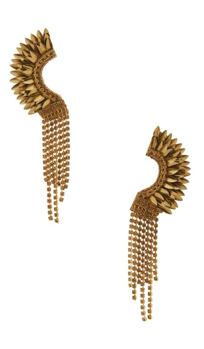 Deepa Gurnani Estella Earrings In Gold