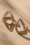 Deepa Gurnani Eve Drop Earrings In Pink