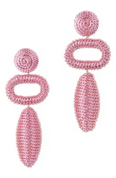 Deepa Gurnani Fontana Drop Earrings In Pattern
