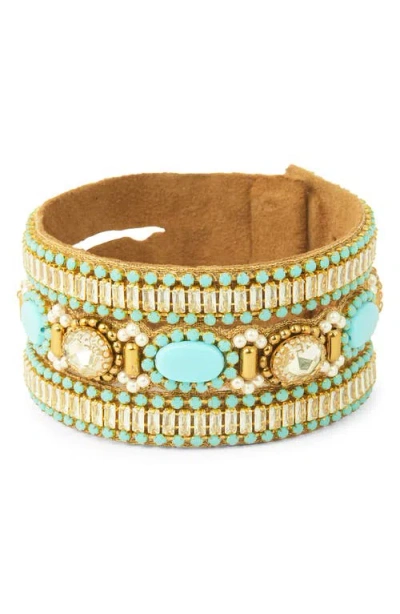 Deepa Gurnani Harva Bracelet In Multi