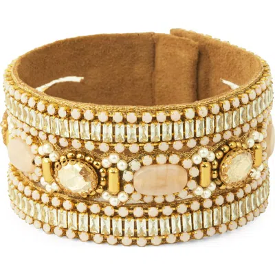 Deepa Gurnani Harva Bracelet In Gold