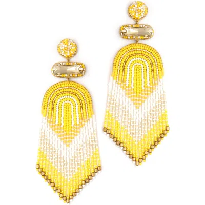 Deepa Gurnani Ishani Beaded Drop Earrings