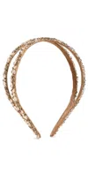 DEEPA GURNANI KADENCE HEADBAND GOLD