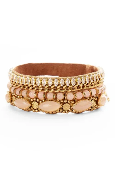 Deepa Gurnani Kia Cuff Bracelet In Multi