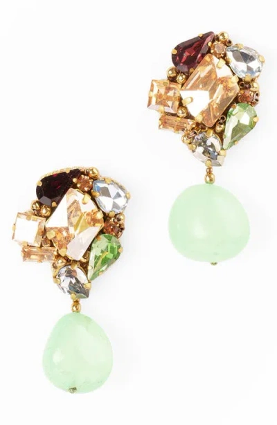 Deepa Gurnani Kidar Drop Earrings In Multi