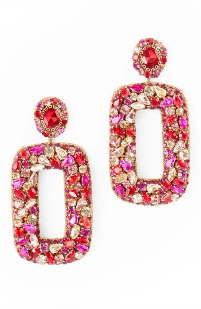 Deepa Gurnani Libi Drop Earrings In Multi