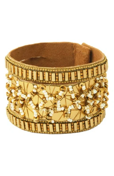 Deepa Gurnani Lumis Bracelet In Gold