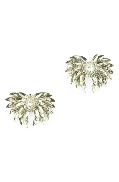 Deepa Gurnani Ottie Earrings In Gold