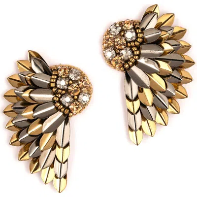 Deepa Gurnani Perry Wing Drop Earrings