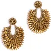 Deepa Gurnani Posha Drop Earrings In Gold