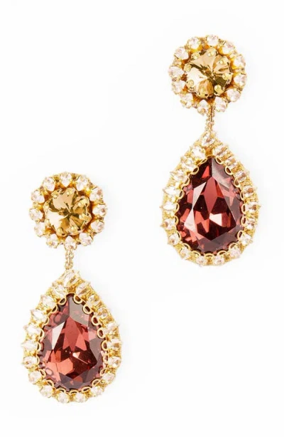 Deepa Gurnani Rekhi Drop Earrings In Multi