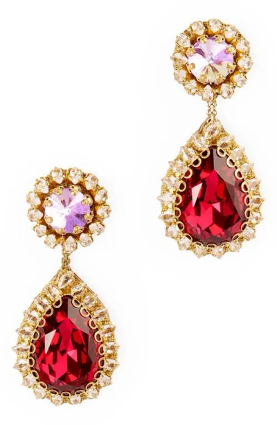 Deepa Gurnani Rekhi Drop Earrings In Multi