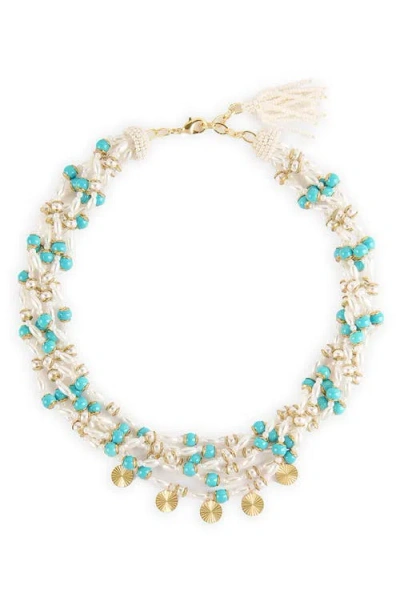 Deepa Gurnani Saravia Beaded Necklace