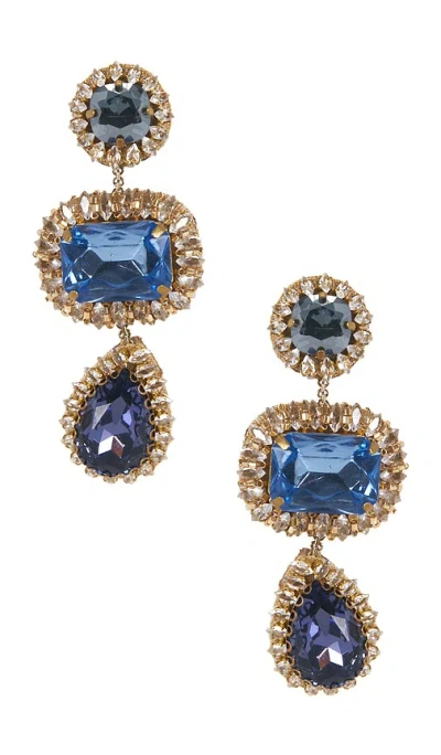 Deepa Gurnani Sashi Earring In Blue