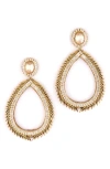 Deepa Gurnani Sydney Drop Earrings In Gold