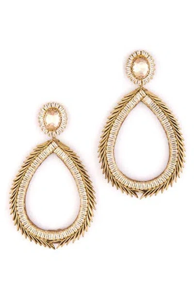 Deepa Gurnani Sydney Drop Earrings In Multi