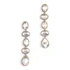 Deepa Gurnani Tyra Drop Earrings In Silver