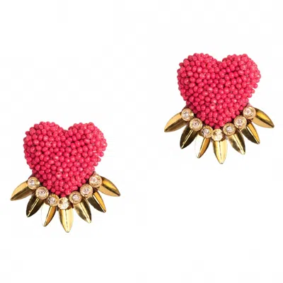 Deepa Gurnani Women's Danika Earrings In Hot Pink