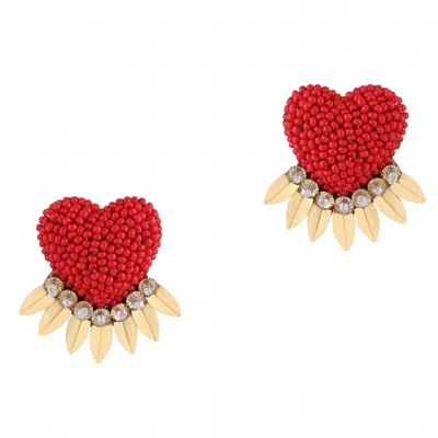 Deepa Gurnani Women's Danika Earrings In Red
