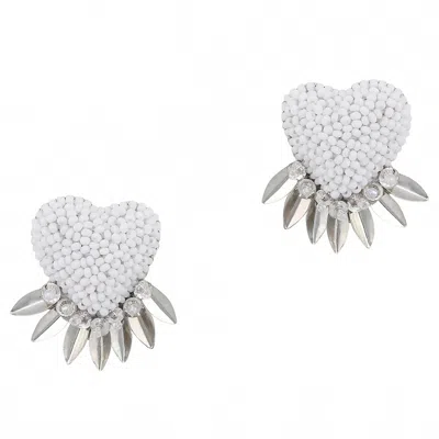 Deepa Gurnani Women's Danika Earrings In White