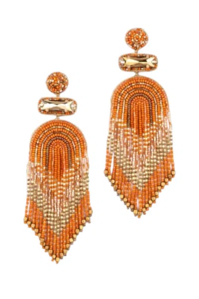 Deepa Gurnani Women's Ishani Earrings In Copper In Multi
