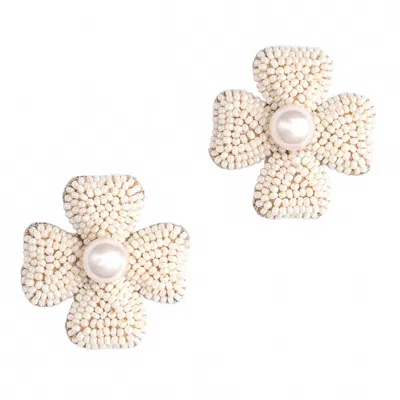 Deepa Gurnani Women's Liora Earrings In Ivory In Multi
