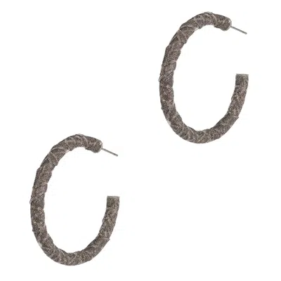 Deepa Gurnani Women's Ozari Earrings In Grey In Multi