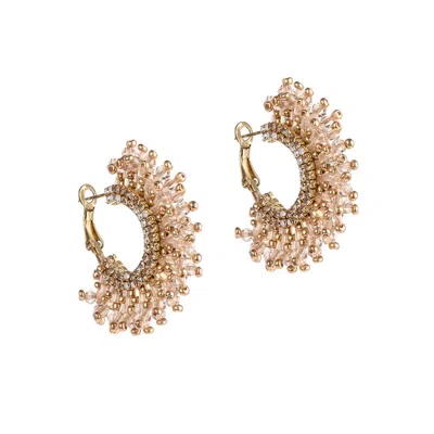 Deepa Gurnani Women's Sierra Earrings In Champagne In White