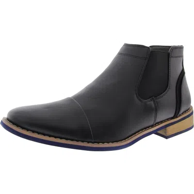 Deer Stags Argos Mens Leather Memory Foam Chelsea Boots In Multi