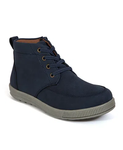Deer Stags Kids' Big Boys Nolan Jr. Bungee Lace Dress Casual Boots In Blue