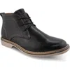 Deer Stags Garfield Plain Toe Chukka Boot In Black