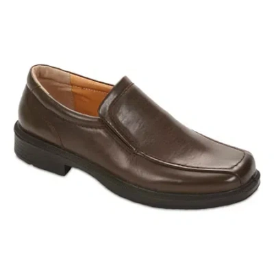 Deer Stags Greenpoint Mens Slip-on Shoes In Brown