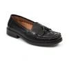 Deer Stags Herman Mens Moc Closed Toe Loafers In Black