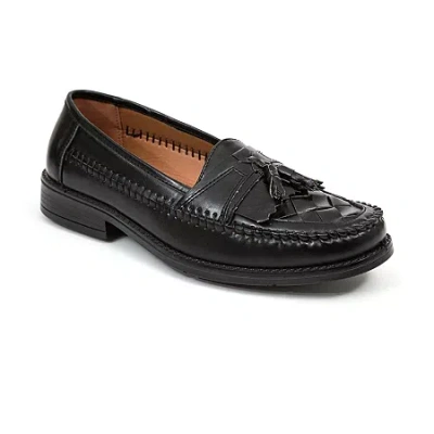 Deer Stags Herman Mens Moc Closed Toe Loafers In Black