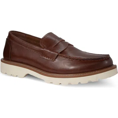 Deer Stags Infinity Supro Penny Loafer In Brown
