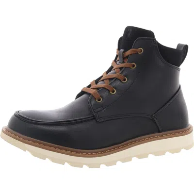 Deer Stags Julian Mens Faux Leather Ankle Chukka Boots