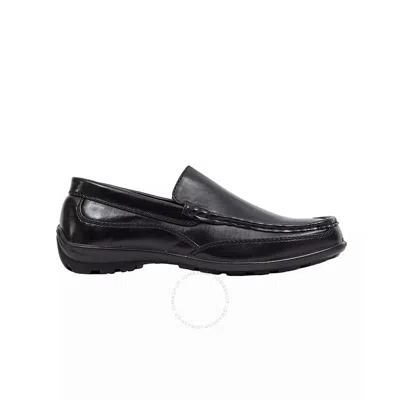Deer Stags Kids Black Booster Driving Moc Style Loafers