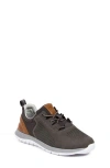 Deer Stags Little Boys Jack Junior Bungee Lace Dress Fashion Sneakers In Grey/brown