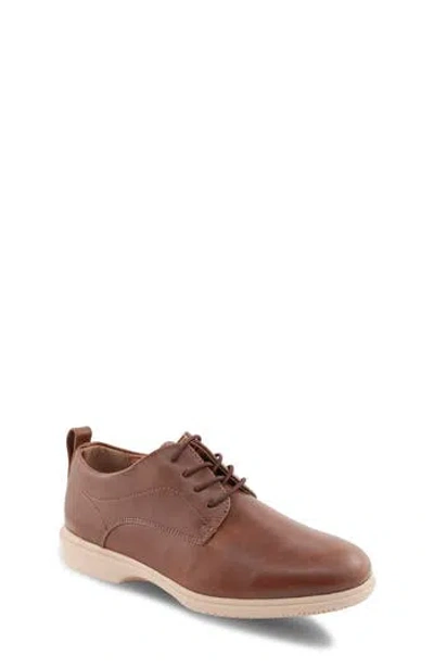 Deer Stags Kids' Lisbon Dress Shoe In Brown