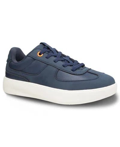 Deer Stags Kids' Little Boys Energy Junior Bungee Lace Fashion Sneaker In Navy