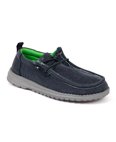Deer Stags Kids' Little Boys Relax Jr. Bungee Lace Fashion Sneakers In Navy,lime