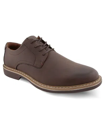 Deer Stags Men's Belmont Comfort Lace Up Dress Oxford In Brown
