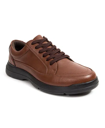 Deer Stags Men's Durham S.u.p.r.o. Sock Dress Oxford In Dark Brown