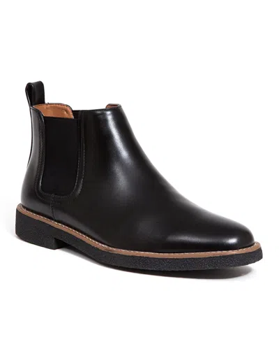 Deer Stags Men's Rockland Memory Foam Chelsea Boot In Black