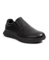 Deer Stags Men's Valdez Slip-resistant Workwear Slip-on Loafer In Black