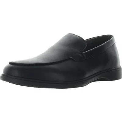 Deer Stags Mens Solid Man Made Slip-on Shoes In Black