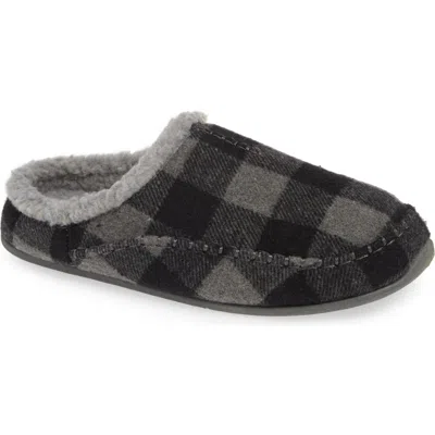 Deer Stags Nordic Slipper In Grey/black